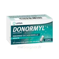 Donormyl 15 Mg Comprimés Pelliculés Sécables T/10 à CHAMBÉRY