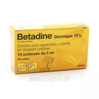 Betadine Dermique 10 % S Appl Cut En Récipient Unidose 10unid/5ml à CHAMBÉRY