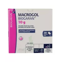Macrogol Biogaran 10 G, Poudre Pour Solution Buvable En Sachet-dose à CHAMBÉRY