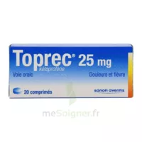 Toprec 25 Mg Comprimés Plq/20 à CHAMBÉRY