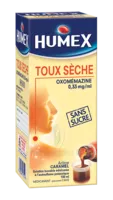 Humex 0,33 Mg/ml Solution Buvable Toux Sèche Oxomemazine Sans Sucre édulcorée à L'acésulfame Potassique Fl/150ml à CHAMBÉRY
